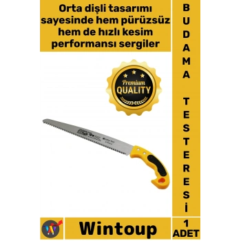 #Testere Keskin Çelik Bahçe El Alet Ergonomik Hızlı Orta Dişli Plastik Saplı Budama Testeresi 270 Mm
