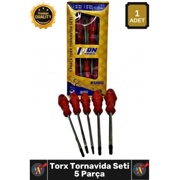 #Tornavida Profesyonel T15 T20 T25 T30 T40 Manyetik Uç Endüstriyel Çelik 5 Parça Torx Tornavida Seti
