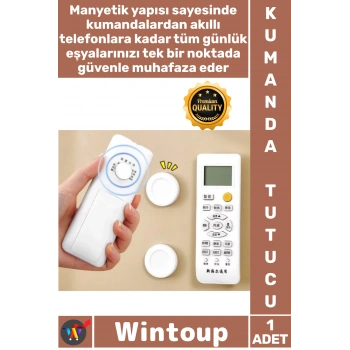 #Tutacak Güçlü Yapışkan Duvar Sabitleme Priz Organizer Mıknatıslı Çok Amaçlı Kumanda Telefon Tutucu
