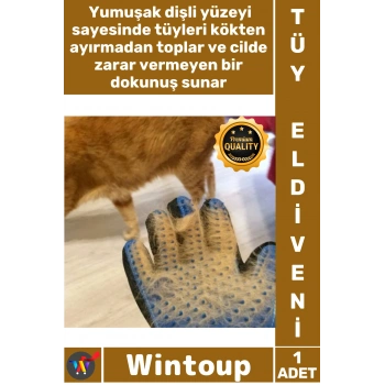#TüyEldiveni Kedi Köpek Masaj Etkili Pratik Temizleme Aparatı Dökülme Karşıtı Tüy Toplama Eldiveni