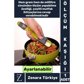 Tuz Şeker Kahve Yağ Baharat Supplement Protein Herbalife Ayarlanabilir Hassas Ölçüm Kaşığı 5 Gr/ML