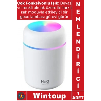#Nemlendirici Sessiz Aromaterapi Gece Lambası Otomatik Kapanan Mini Masaüstü USB Hava Nemlendirici