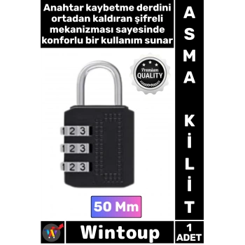 #Kilit Çelik Gövde Güvenli Metal Su Geçirmez Uzun Ömürlü Dayanıklı Kaliteli Şifreli Asma Kilit 50 Mm