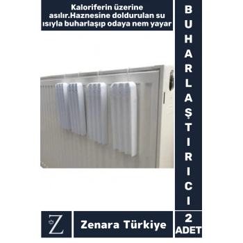 Uzun Ömürlü Isıya Dayanıklı Kalorifer Petek Üstü Nemlendirici Su Buharlaştırıcı Askılı Suluk 2 Adet