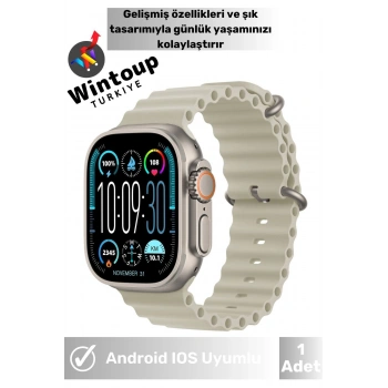 Watch 9 Serisi Hk9 Ultra 2 Gen 3 Amoled Ekran Chatgpt 4.1Üstü Android ios