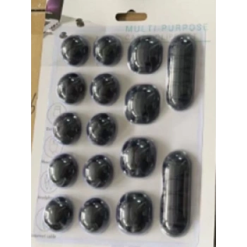 Yapışkanlı Kablo Sabitleyici Düzenleyici 16lı Paket
