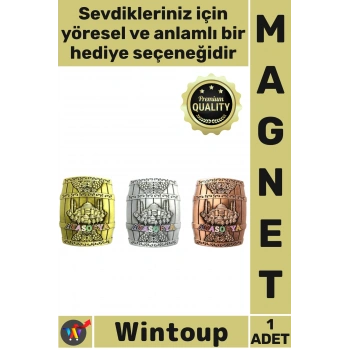 #Magnet Fıçı Tasarım Metal Hediyelik Dekoratif İstanbul Hatırası Buzdolabı Yöresel Ayasofya Magnet