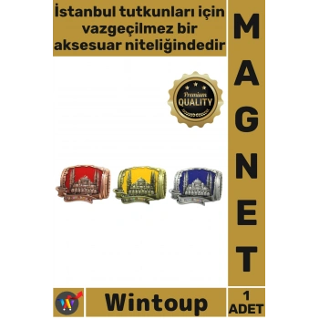 #Magnet Metal Dayanıklı Dekoratif Hatıra Mıknatıslı Süsü Yuvarlak Tasarım Yöresel Sultanahmet Magnet