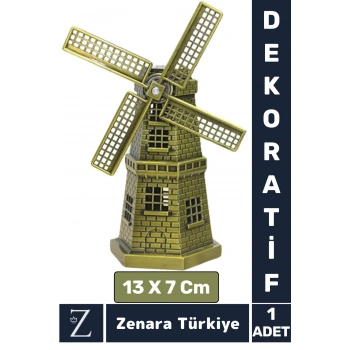 Yüksek Kaliteli Dayanıklı Dekoratif Koleksiyon Moda Ev Ofis Hediyelik Çok Şık YEL DEĞİRMENİ