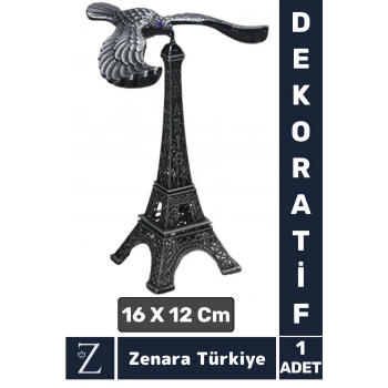 Yüksek Kaliteli Dekoratif Koleksiyon Moda Ev Ofis Hediyelik Çok Şık KARTAL Süslemeli EYFEL KULESİ