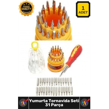 #Tornavida Profesyonel Hassas Onarım Elektronik Tamir Seti Çok Amaç Yumurta Tornavida Seti 31 Parça