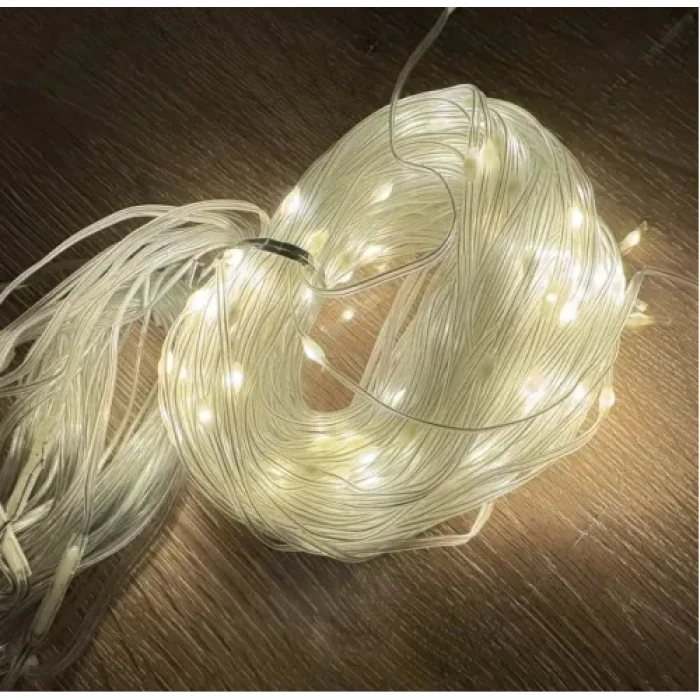 2*2 Perde Led 192 Led Sarı Işık