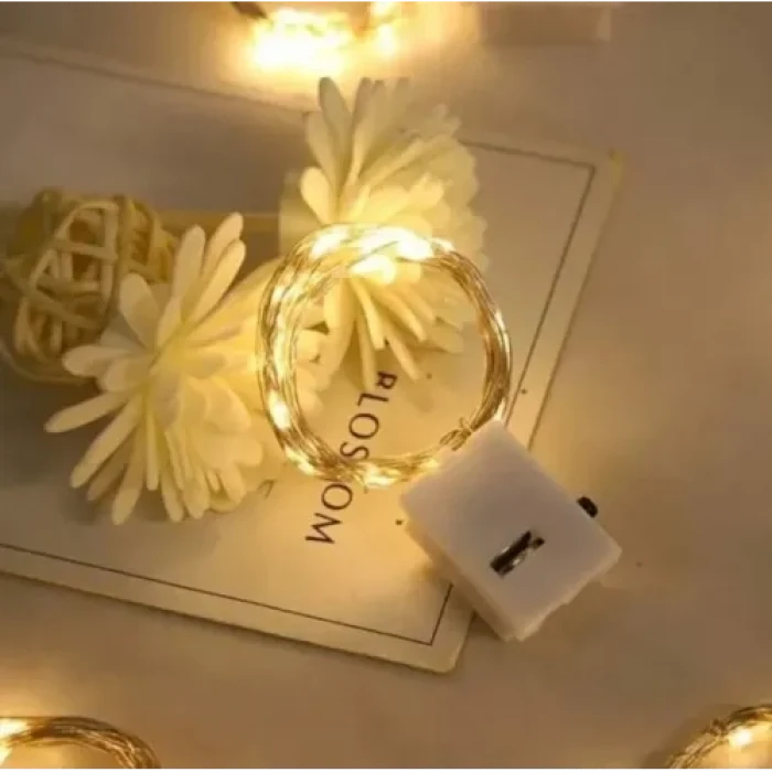 2m Pilli Peri Led Beyaz Işık