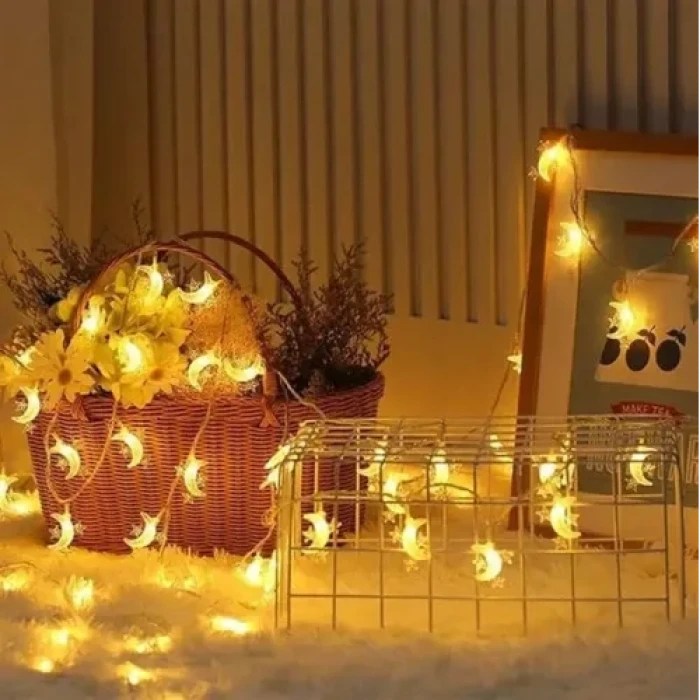 3m 20 LED Ay Figürlü Gün Işığı Lamba