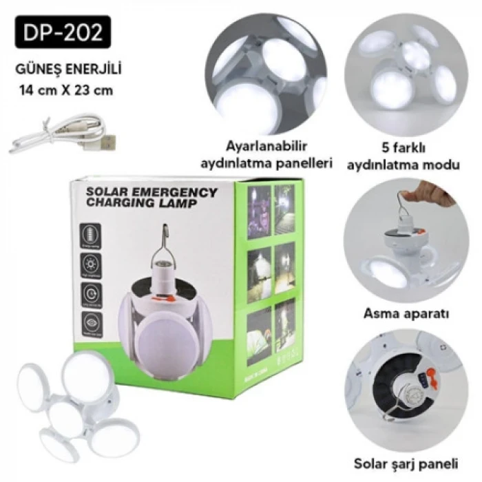 4LÜ KATLANIR SOLAR LAMBA