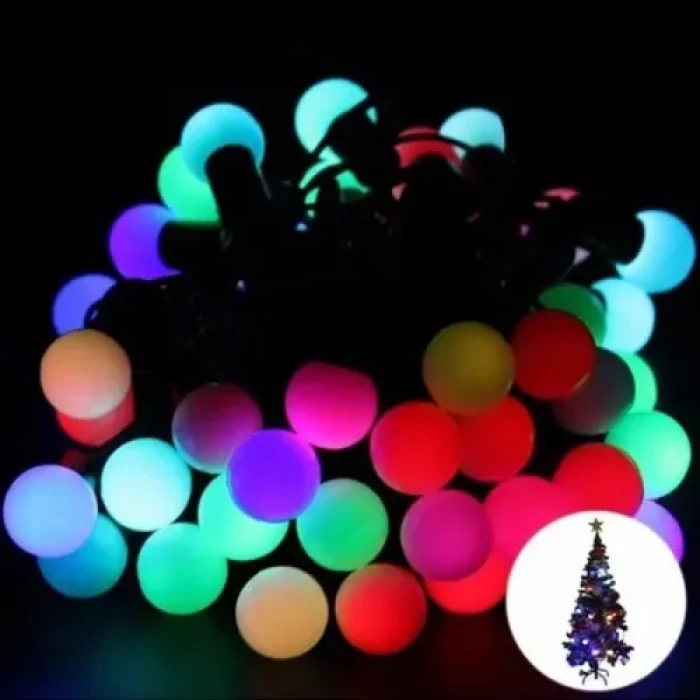 5 Metre 28 LED Fişli RGB Mini Top LED
