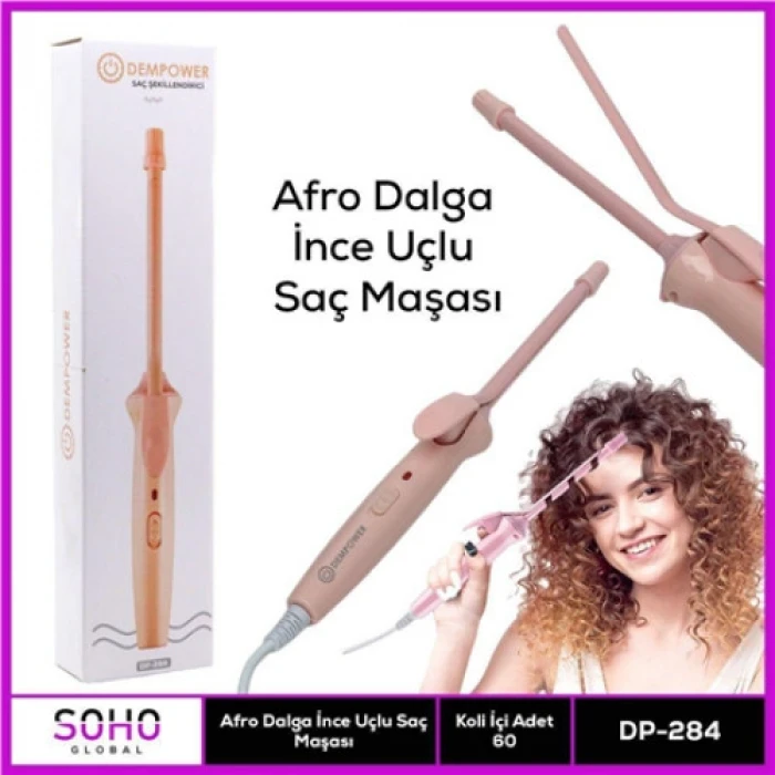 AFRO DALGA İNCE UÇLU SAÇ MAŞASI