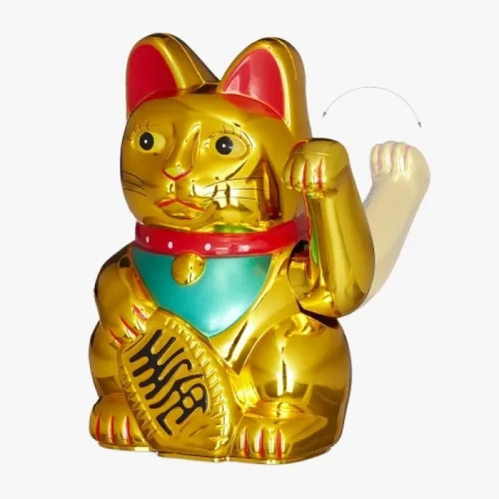 Altın Rengi Şanslı Kedi