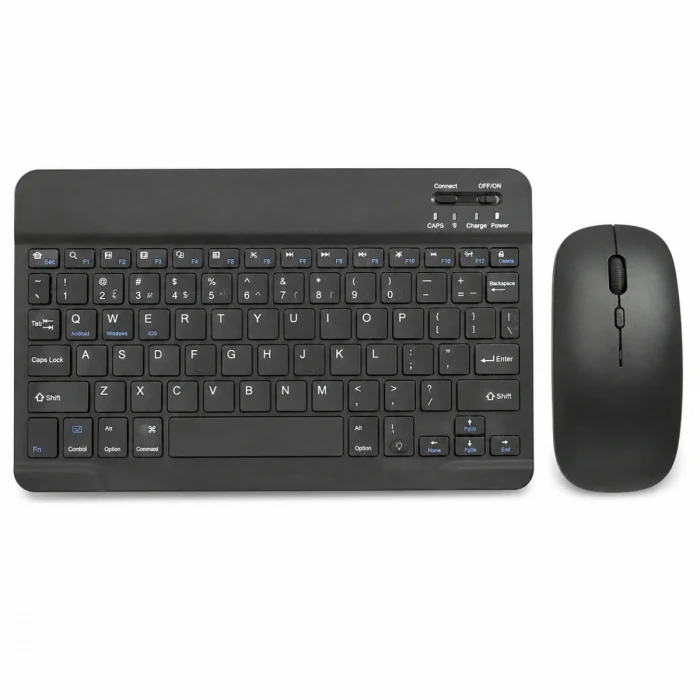 BJ190 Bluetooth Şarjlı Klavye Mouse Seti Siyah