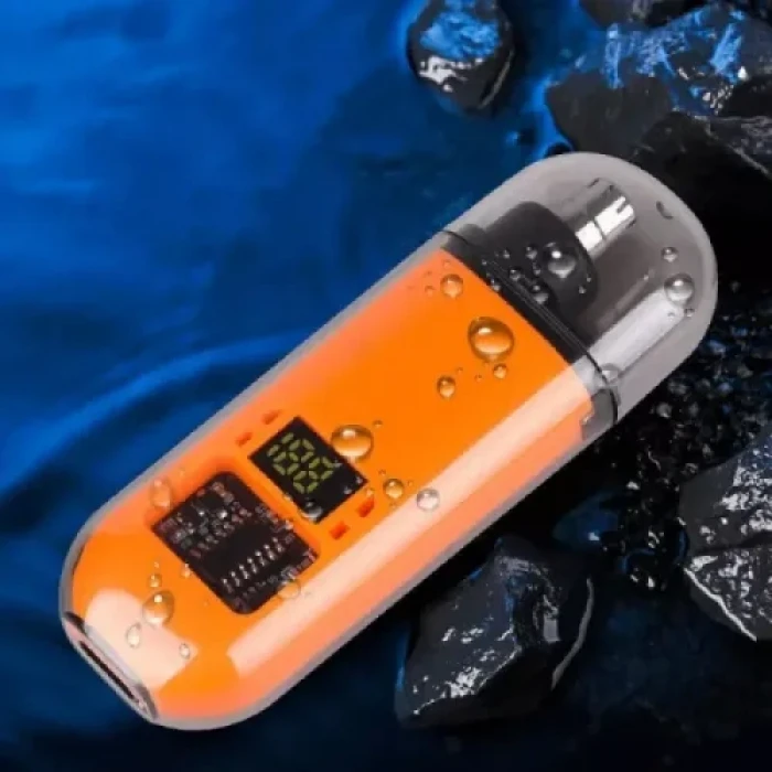 Cep Çakmak Model USB Şarjlı Burun Kulak Yanak Kıl Tüy Temizleme Makinesi
