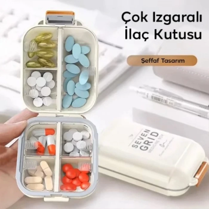 Çok Izgaralı Hap Kutusu
