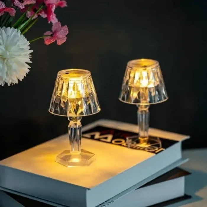 Dekoratif Pilli LED Masa Lambası 12Li