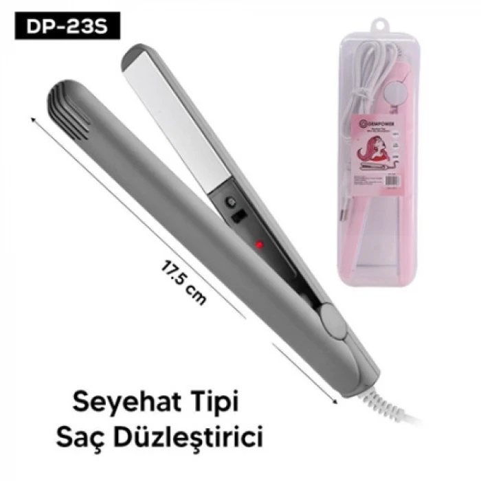 DEMPOWER SEYAHAT TİPİ SAÇ DÜZLEŞTİRİCİ