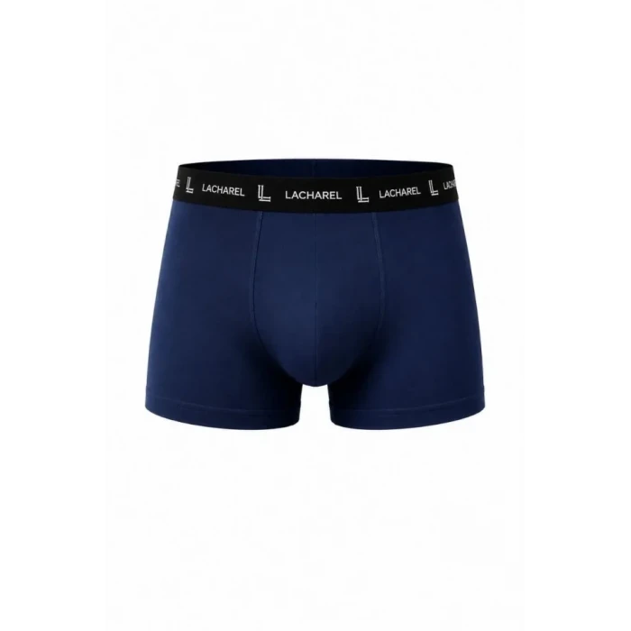 Erkek Likralı Pamuklu Nefes Alan Penye Boxer 3lü Paket - Lacivert