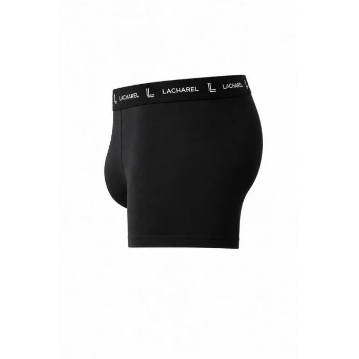 Erkek Likralı Pamuklu Nefes Alan Penye Boxer 3lü Paket - Siyah