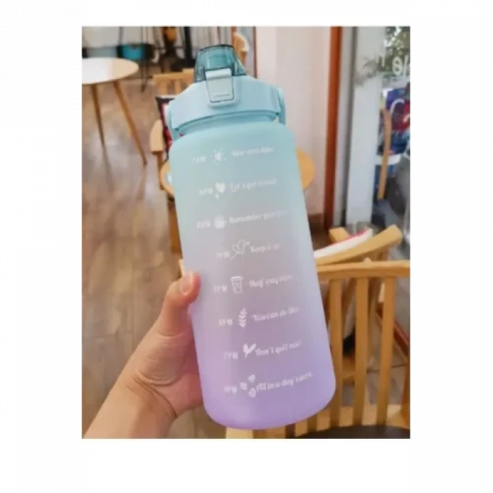 Günlük Motivasyon Su Matarası 2 Litre
