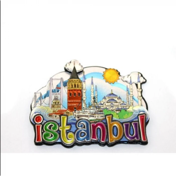 İstanbul Temalı Silikon Buzdolapı Süsü Magnet