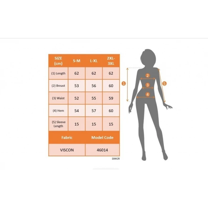 Kadın Kısa Kollu Önü Yazı Baskılı Basic Viskon Bluz