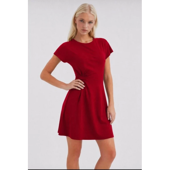 Kadın Sandy Kumaş Mini Boy Elbise