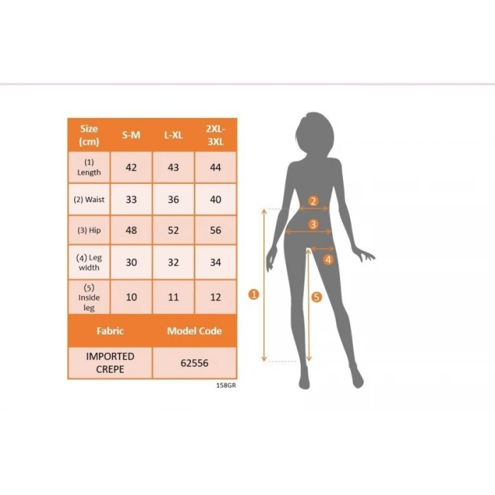 Kadınyüksek Bel Önden Pileli Ve Düğmeli Kısa İthal Krep Şort