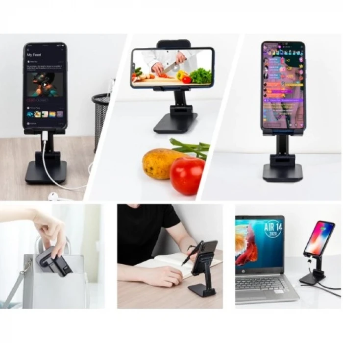 Katlanabilir Masaüstü Telefon Tutucu Stand CM-449