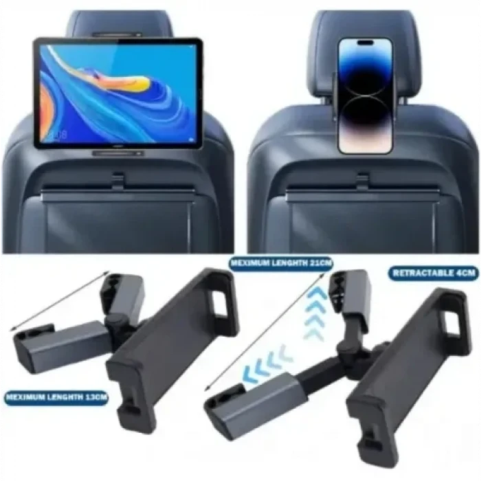 Koltuk Arkası Ayarlanabilir Tablet Telefon Tutucu CM-115