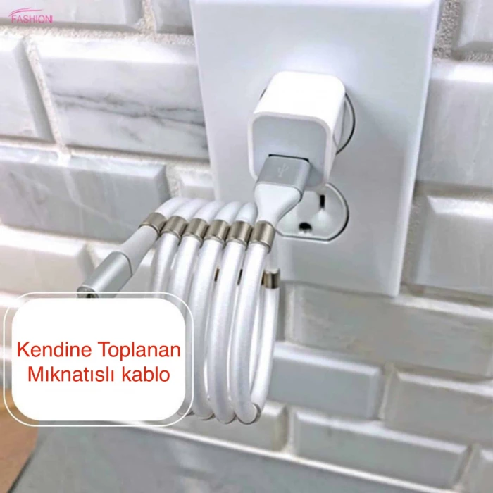 Mıknatıs (İphone) Sargılı Hızlı Kablo CL63