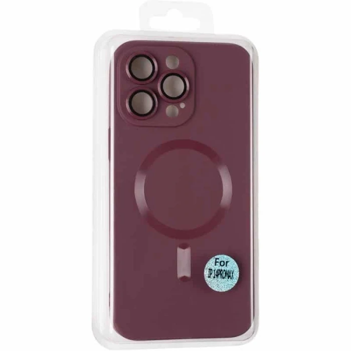 (Mor) iPhone 14 Pro Max – Kılıf Kamera Korumalı Magsafe Wireless Şarj Özellikli