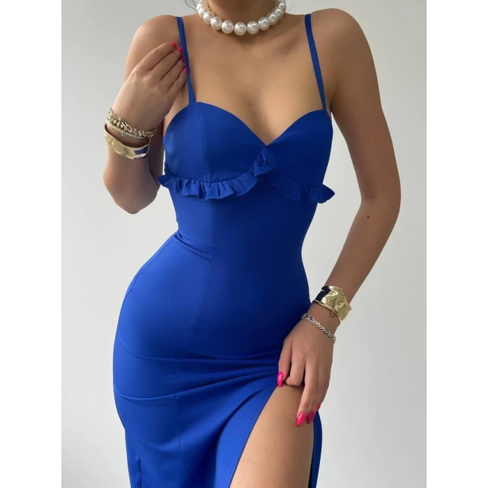 Papalia Sırt Detaylı Elbise