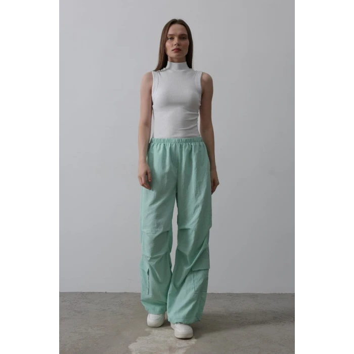 Paraşüt Cargo Pantolon - Mint