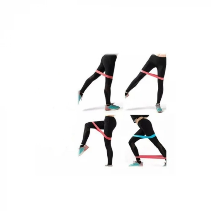 Pilates Squat Aerobik Direnç Lastiği 5 Li Paket