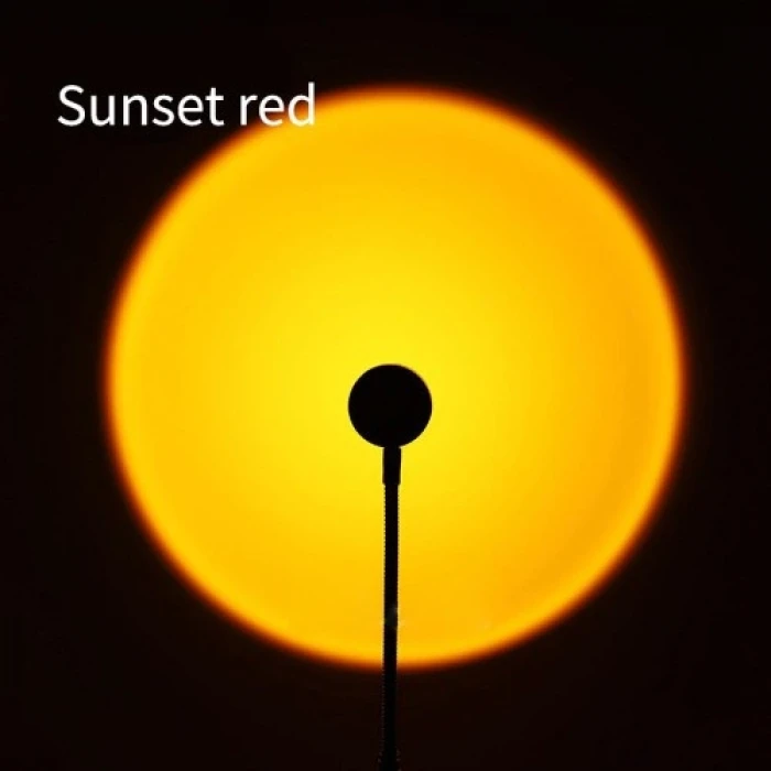 Taşınabilir USB Sunset Lamba: Ev ve Araba İçin Ambiyans Işığı