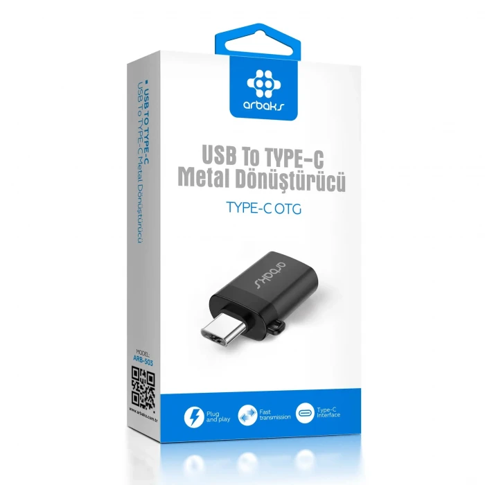 TYPE-C To Usb Metal Dönüştürücü Otg ARB-503