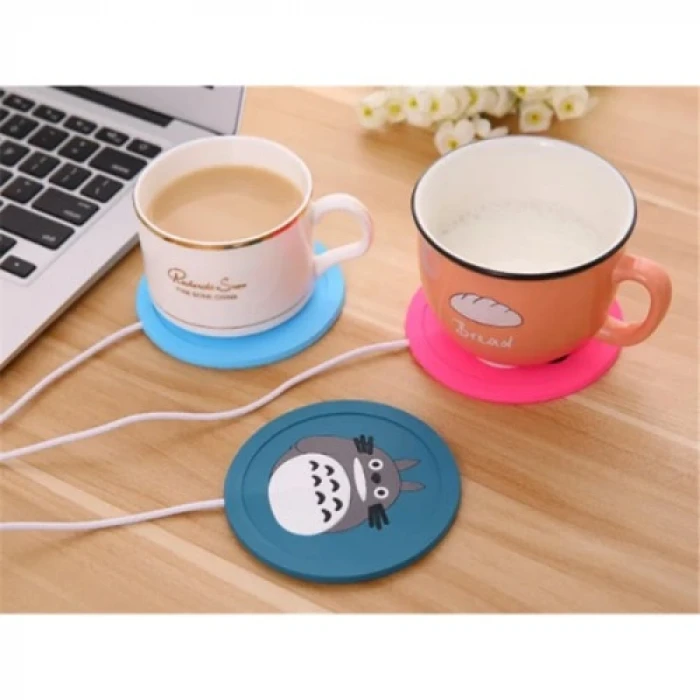 USB Silikon Bardak Altı Isıtıcı