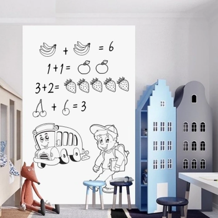 Yapışkanlı Beyaz Yazı Tahtası Sticker Rulo