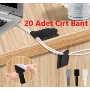 20 Adet Kendinden Yapışkanlı Cırt Cırtlı Bant