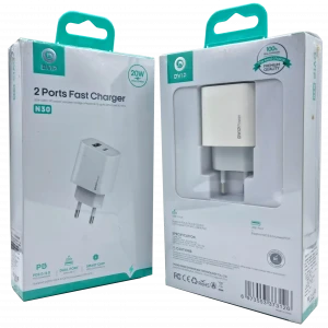 20W PD + Qc3.0 Usb Çift Girişli Şarj Başlığı N30