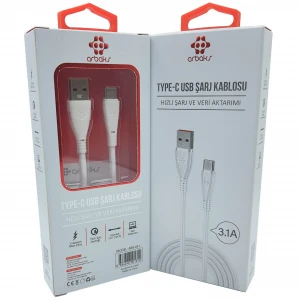 3.1A TYPE-C Şarj Kablosu ARB-51