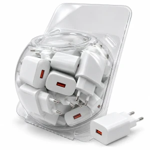 3.4A Tek USB-A Hızlı Şarj Başlığı Beyaz