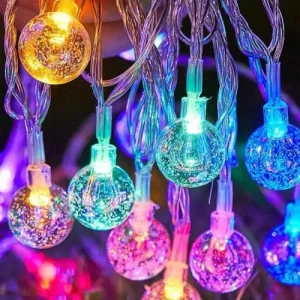 3m 20 Led Kristal Top RGB Pilli